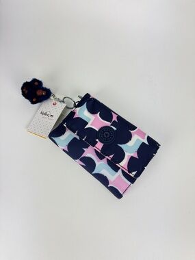 Kipling Women’s Trifold Wallet with Monkey Charm